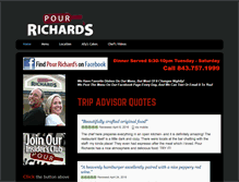Tablet Screenshot of pourrichardsbluffton.com